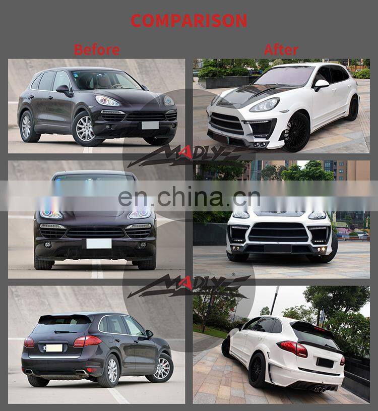 Madly PU material body kits for Cayenne 958 body kit for Porsche Cayenne 958 body kits 2011-2014 Year M Style