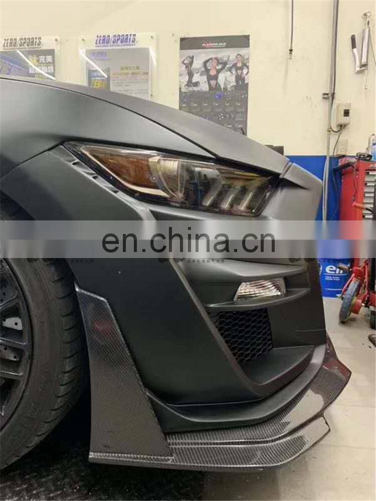 Beautiful tuning accessories body kit suitable for Ford Mustang 2015-2019 in GT500 style front bumper carbon fiber front lip