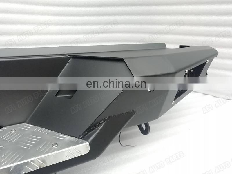 Black Powder Coat Rear Bumper For Hilux REVO  VIGO