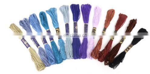 Crochet 8m per skein 26s/2 cross stitch embroidery thread for cross stitch material thread Chinese embroidery thread