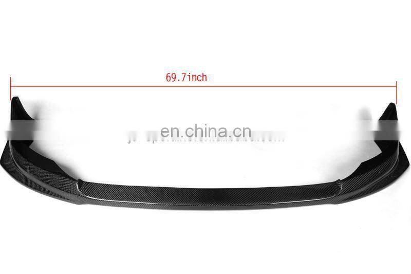 08-15 Carbon Fiber EVO X Front Bumper Lip For Mitsubishi Lancer EVO X 10th