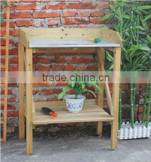 Potting Bench Outdoor Garden Work Bench Station Planting Solid Wood Construction