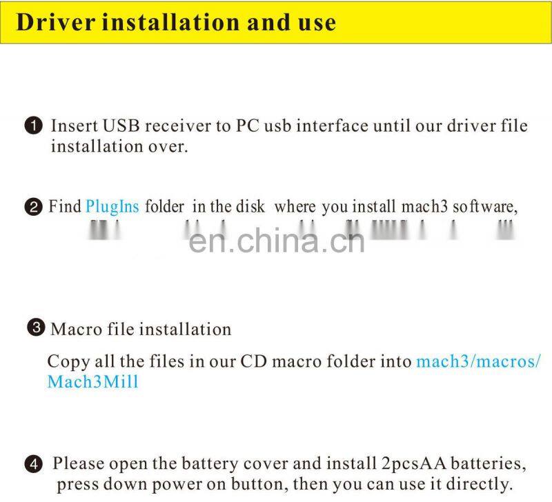 WHB04B-6 6 Axis XHC Usb Wireless Mach3 Remote MPG Pendent CNC pendant USB Handwheel