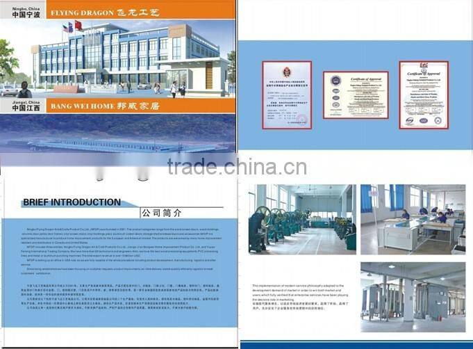 PVC single T-bar hollow screen Door Made in China