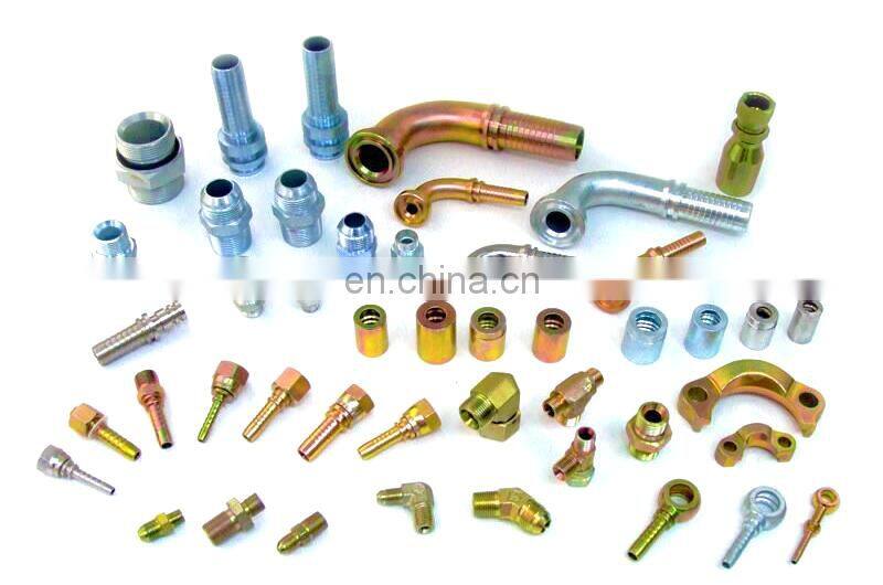 Metric 24 Degrees Cone Hydraulic Seat Male Threaded Straight Hydraulic Pipe Fitting With O Ring