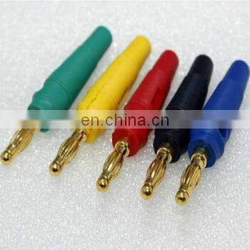 Wholesale High quality 4mm/5mm gold plated brass  banana plug