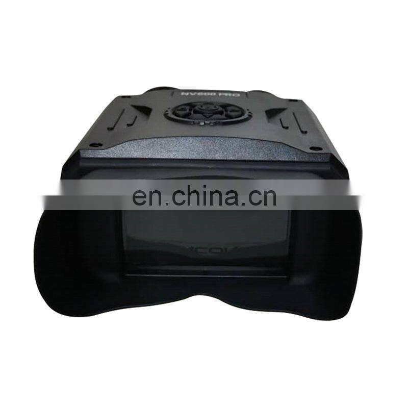 New design NV600 Pro 3.5-inch large screen infrared HD digital 500M hunting night vision binoculars