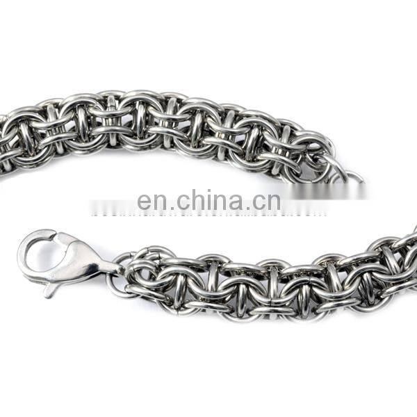 Fashion High Quality Metal Stainless Steel Chain Maille Bracelet