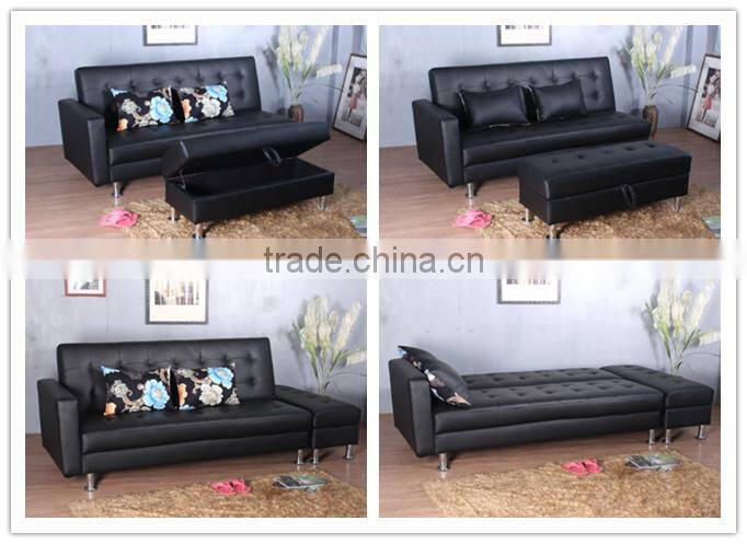 Modern Leather PU Sofa Bed Home Furniture