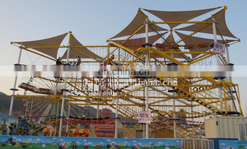 Indoor Ropes Course Kids Playground Ropes Course