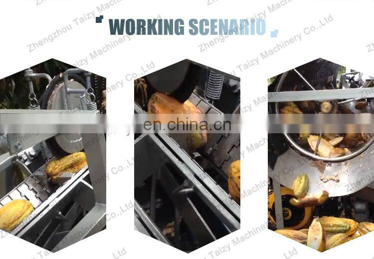 cocoa pods sheller cocoa pod cutter machine cocoa pod breaker