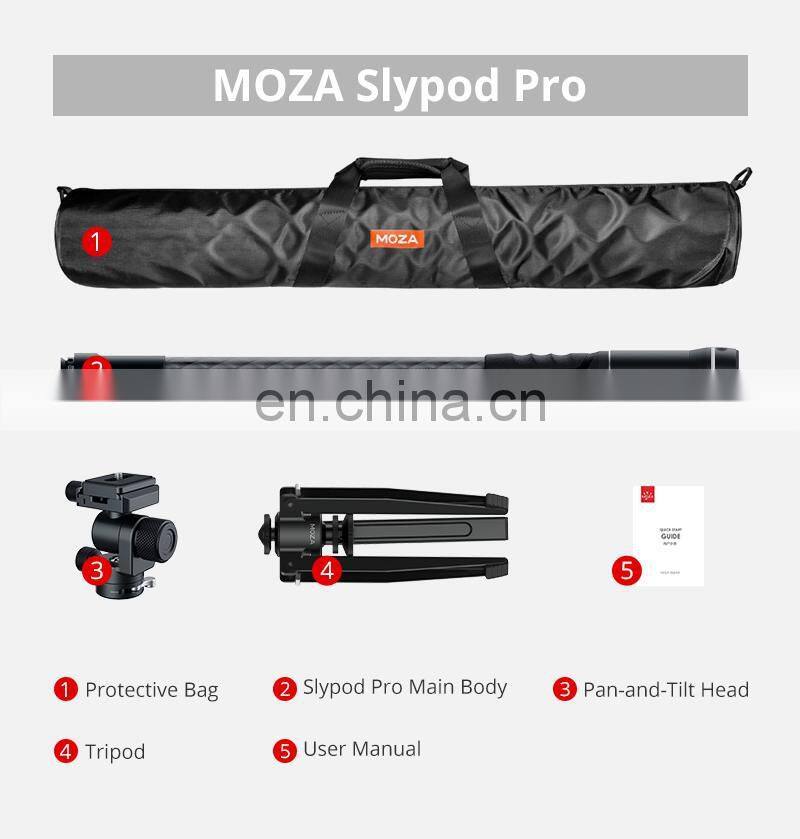 MOZA Slypod Pro Motorized 3-In-1 Monopod Tripod Slider for DSLR Camera Gimbal Stabilizer