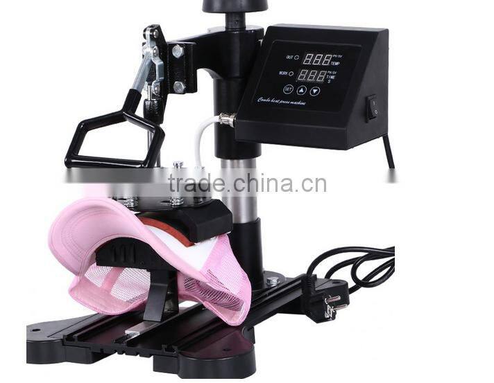 CE approved portable cap heat press printing machine