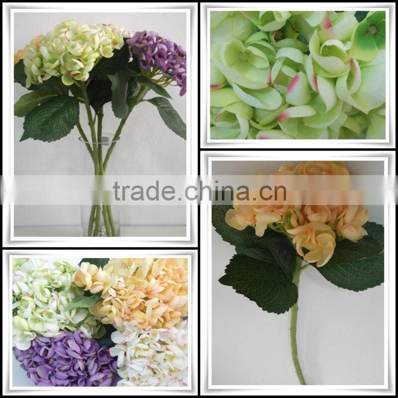 Real touch artificial flowers 5 heads artificial sunflower bouquet for wedding decoration