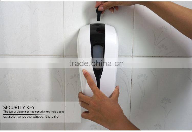 Colorful plastic hand wash liquid dispenser 500ml refill shower head shampoo soap dispenser YK2560