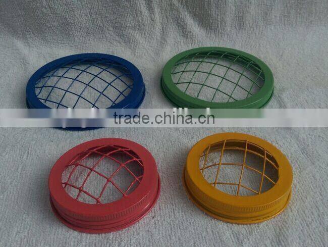 70mm copper frog mouth lid for glass mason jar