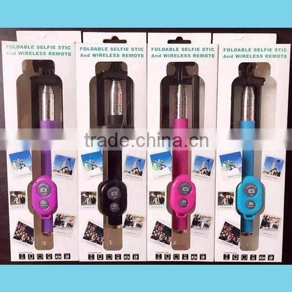 Multifunction Colorful Portable Mini selfie stick monopod for Iphone for Samsung monopod