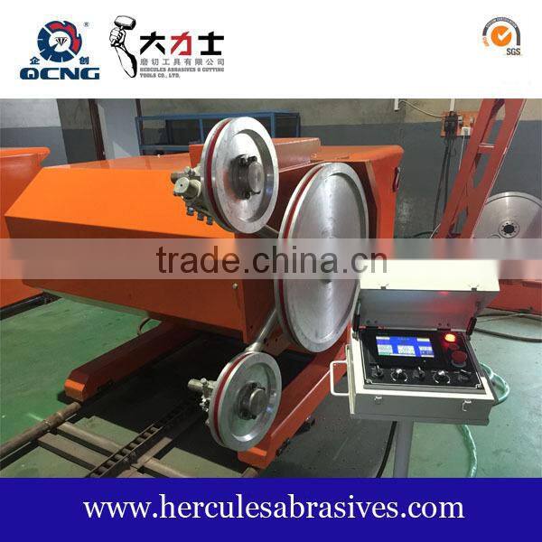 75HP quarry diamond wire cutter for granite, marble, sandstone, limestone