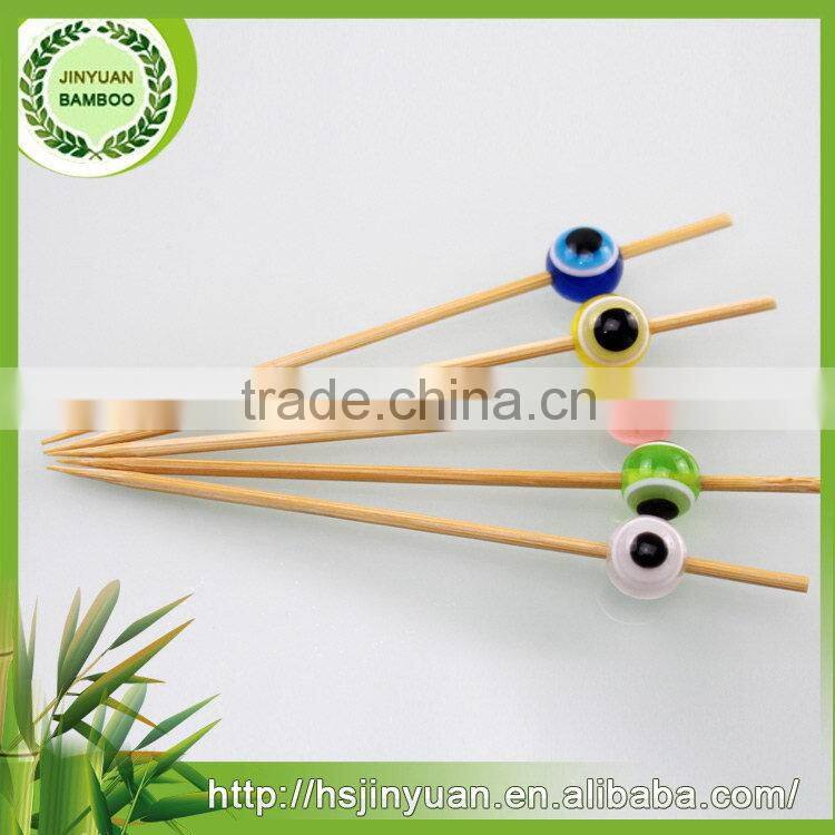 2016 unique style best quality decorative fruit bamboo food picks