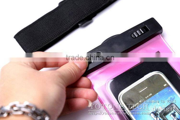 Customized Mobile Waterproof Phone Bag Case / PVC bag waterproof case for Samsung galaxy grand duos