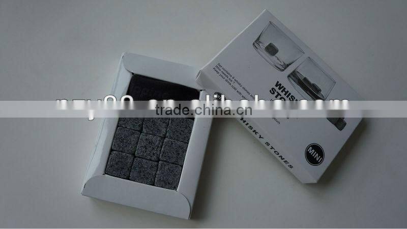 Ice wine chilling rocks, whiskey rocks, whisky stones soapstone beverage cubes