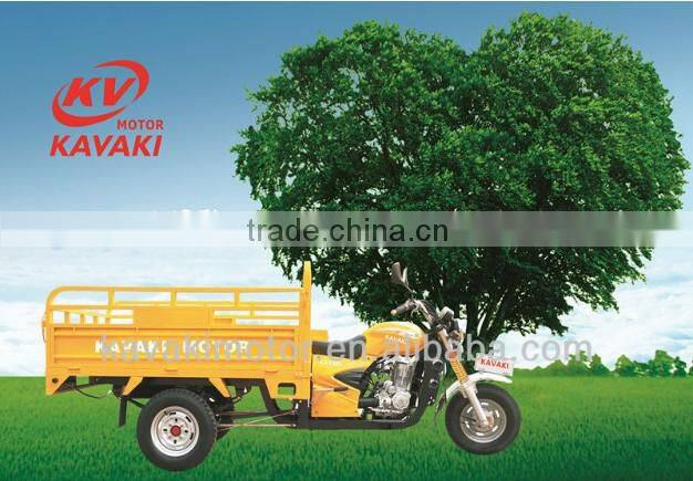 KAVAKI Three Wheel Mini Cargo Truck With Delivery Box Engine Powered