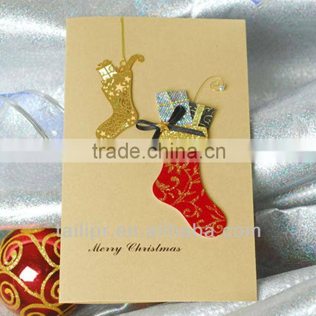 High quality Christmas gift card / greeting card *C20130509-9