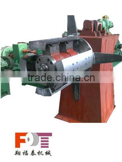 hydraulic steel coil rewinding machine