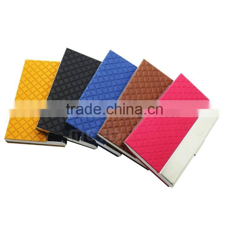 RFID card holder leather PU and magnet credit card holder
