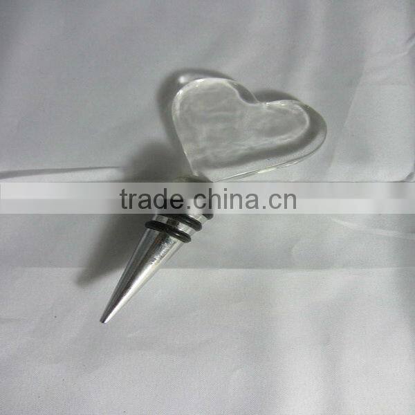 Heart Shape wine bottle stopper