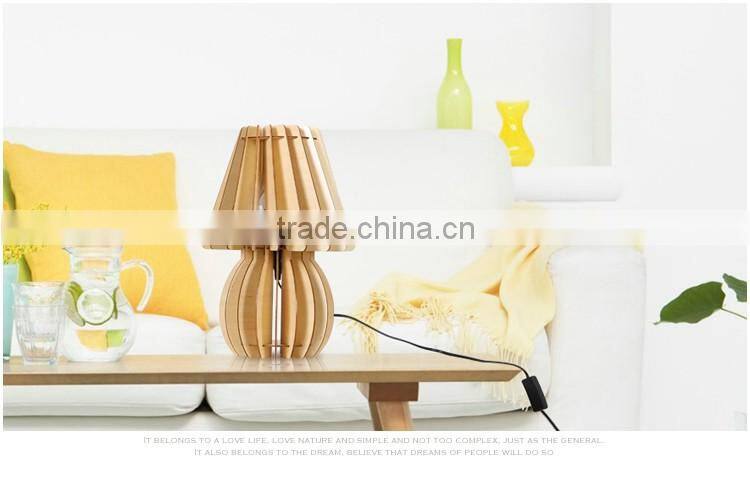 JK-879-12 Fashion style wooden table lamp classic lamps antique LED Wooden table Light