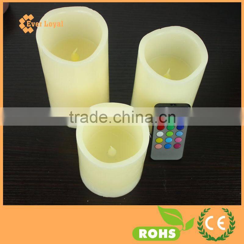 Best selling 18 Keys Remote Control Flameless LED Candle