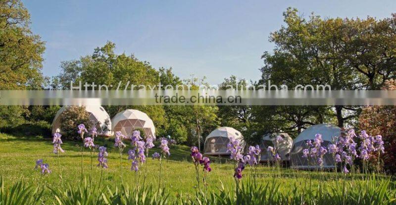 White and crystal Party dome tent Movable Outdoor Geodesic dome marquee in China