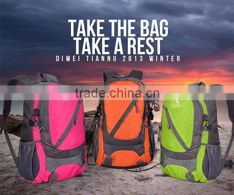 large capacity hiking bag outdoor sport backpack made in China yiwu