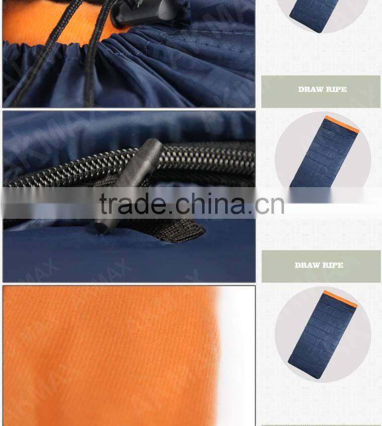 Warm keeping sleeping bag outdoors/sleeping camping bag with zippers/polyester sleeping bag
