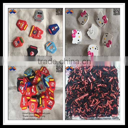 Different type fashionable good quality soft colorful PVC logo patch