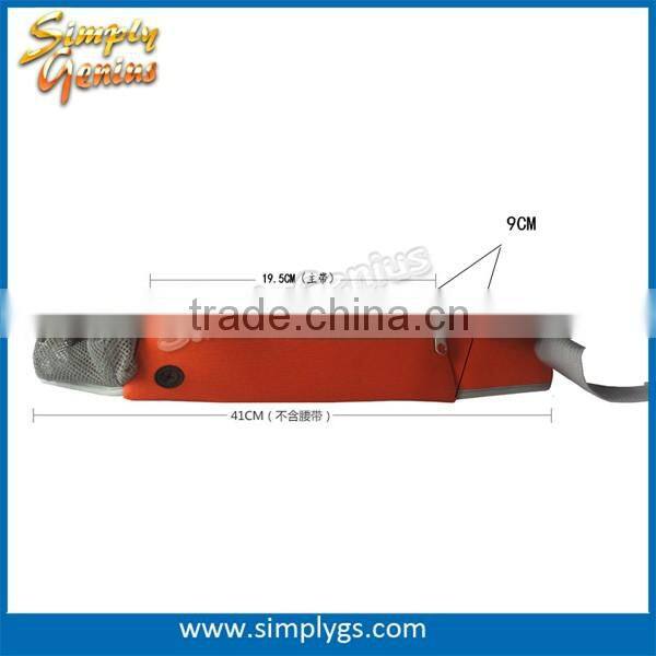 (top) money belt waterproof waist pouch running belt with water bottle pocket for handy necessities