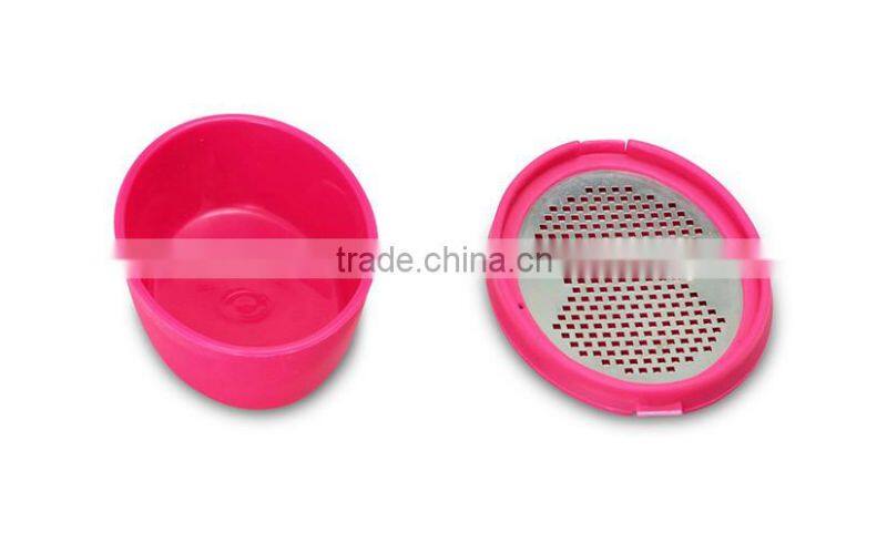 PP+S/S 9.5*6.5*2.5 Stainless steel ginger garter/chocolate cheese grater
