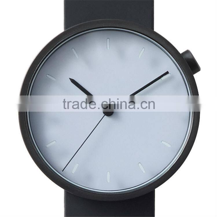 Newest design pvd black stainless steel case sapphire glass alabaster dial japanese wrist watch brands