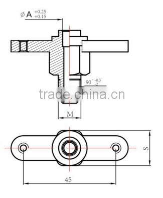 Plumbing Fittings Drop Ear Flange Adapter