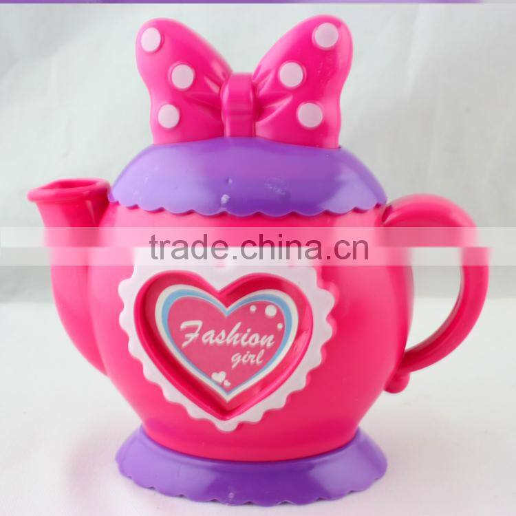 Hot selling plastic teapot & cups set toy for play
