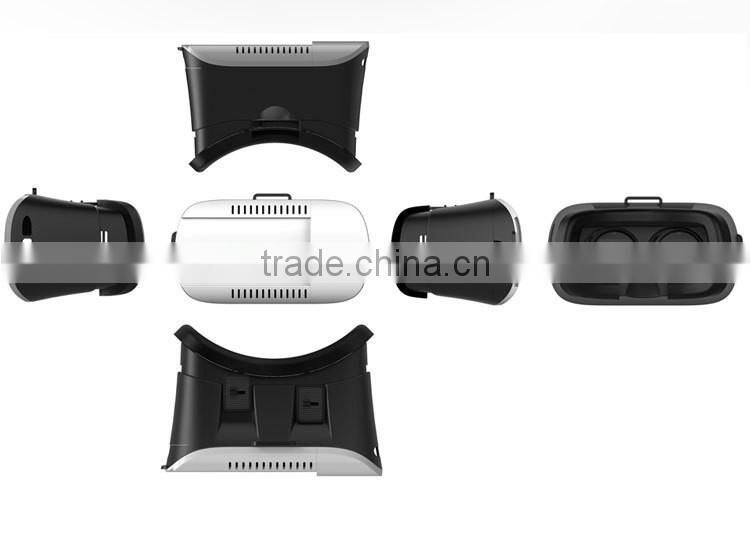 Top Sale HD Virtual Reality 3D VR Box With Bluetooth Remote Controller.