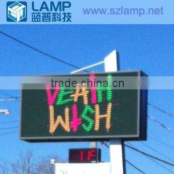 outdoor building mounted led screen