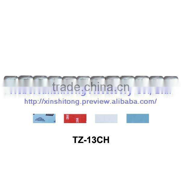 ZN plated and plastic coated wheel balance weight