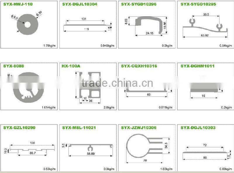 aluminium manufacturers, LED Aluminum profile, different shapes