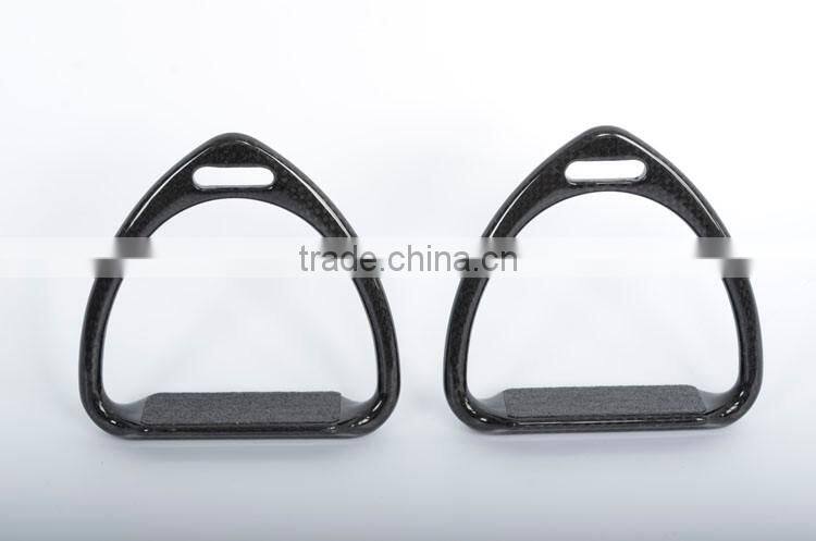 Free shipping! load 500kg Carbon Fiber wholesale horse tack super strong carbon horse stirrups