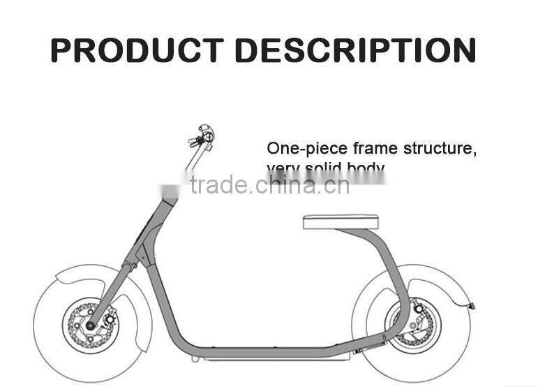 18*9.5 car tyre seev citycoco harley style scrooser 800w brushless mobility scooter for adult electric chopper motorcycle