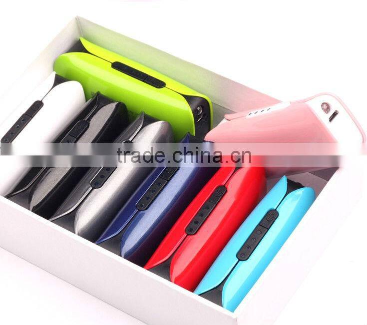2600mAh capacity portable battery charger with CE/FCC,PSE,RoHS mobile power