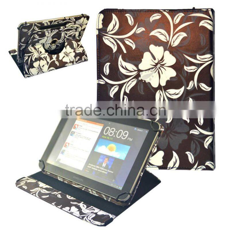 High Quality 360 rotation Printed Universal Tablet Leather Case For Asus 7 inch 8inch 9inch 10inch