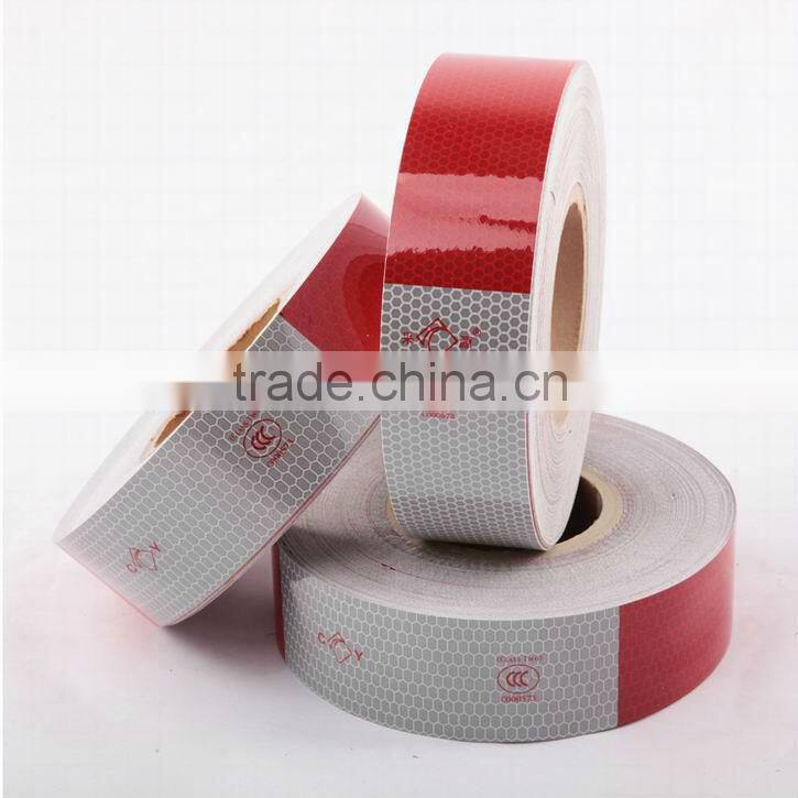 Reflective Conspicuity Tape,Red/white Reflective Tapes for vehicles